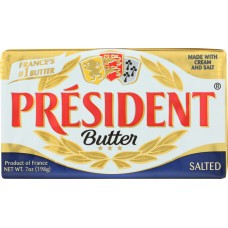 PRESIDENT: Salted Butter, 7 oz