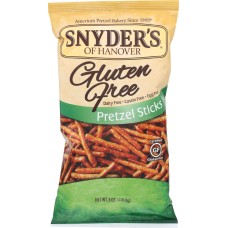 SNYDERS OF HANOVER: Gluten Free Pretzel Sticks, 8 oz
