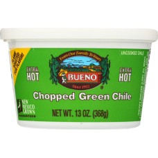 BUENO: Extra Hot Chopped Green Chile, 13 oz