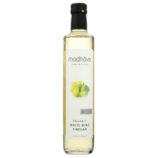 MADHAVA: White Wine Vinegar, 500 ml