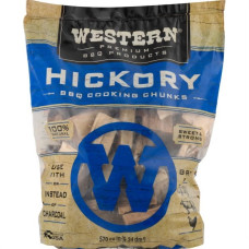WESTERN: Hickory Bbq Cooking Chunks, 10 lb