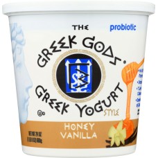 THE GREEK GODS: Honey Vanilla Greek-Style Yogurt, 24 oz