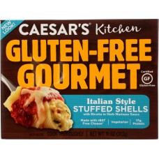 CAESAR'S: Pasta Gluten Free Stuffed Shells with Cheese in Marinara Sauce, 11 oz