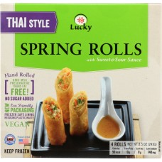 LUCKY: Thai Style Spring Rolls, 8.50 oz