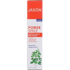 JASON: PowerSmile Antiplaque & Whitening Paste Powerful Peppermint, 6 oz