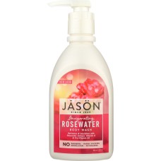 JASON: Body Wash Invigorating Rosewater, 30 oz