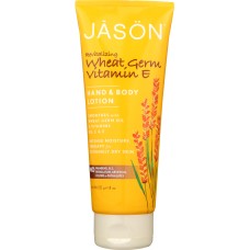 JASON: Hand & Body Lotion Wheat Germ Vitamin E, 8 oz