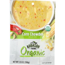 AUGASON FARMS: Soup Corn Chowder Org, 3.55 oz