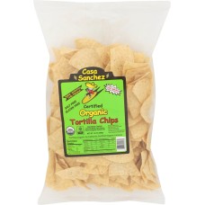 CASA SANCHEZ: Certified Organic Tortilla Chips, 14 oz