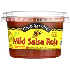 CASA SANCHEZ FOODS: Mild Salsa Roja, 15 oz