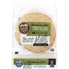 LA TORTILLA FACTORY: Hand Made Corn Tortillas Green Chile, 11.57 oz