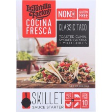 LA TORTILLA FACTORY: Cooking Sauce Taco, 3 oz