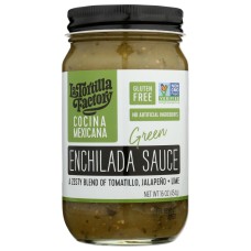 LA TORTILLA FACTORY: Sauce Green Enchilada, 16 oz