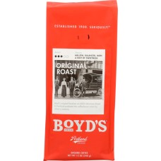 BOYDS: Original Roast Ground Coffee, 12 oz