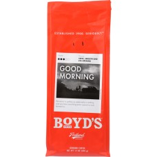BOYDS: Good Morning Ground Coffee, 12 oz