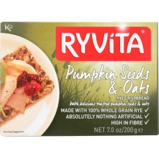 RYVITA: Pumpkin Seeds & Oats Crispbread, 7 oz