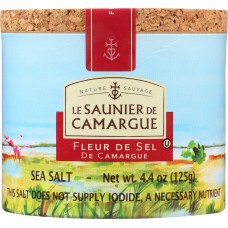 LE SAUNIER: Sea Salt Fleur De Sel, 4.4 oz