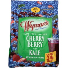 WYMAN'S: Strawberries, Blueberries & Cherries With Kale, 3 lbs