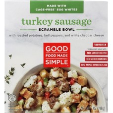 GOOD FOOD MADE SIMPLE: Turkey Sausage Breakfast Bowl, 7 oz