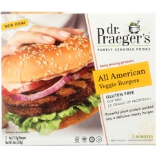 DR PRAEGER: All American Veggie Burgers, 8 oz