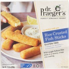 DR PRAEGER: Rice Crusted Fish Sticks, 10.20 oz
