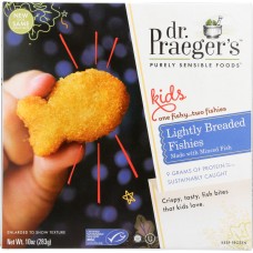 DR. PRAEGER'S: Kids Lightly Breaded Fishies, 10 oz