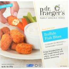 DR PRAEGER: Buffalo Fish Bites, 10 oz