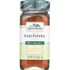 SPICE HUNTER: Organic Ground Red Pepper Cayenne, 1.5 oz