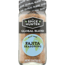 SPICE HUNTER: Salt Free Fajita Seasoning Blend, 1.8 oz