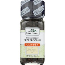 SPICE HUNTER: Tellicherry Peppercorns Grinder, 2.2 oz
