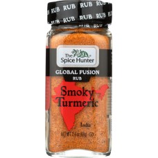 SPICE HUNTER: Global Fusion Rub Smokey Turmeric, 2.4 oz