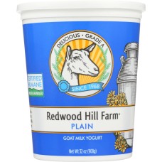 REDWOOD HILL FARM: Goat Milk Yogurt Plain, 32 oz