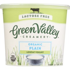GREEN VALLEY CREAMERY: Organic Plain Lowfat Yogurt, 24 oz