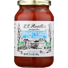 ROSELLIS: Low Sodium Spaghetti Sauce, 15.5 oz