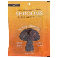 SHROOMS: Shiitake Mushroom Jerky Honey Chipotle, 2 oz
