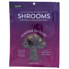 SHROOMS: Roasted Teriyaki Mushroom Jerky, 2 oz
