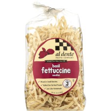 AL DENTE: Basil Fettuccine Noodles, 12 oz