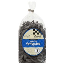 AL DENTE: Pasta Squid Ink Fettuccine, 10 oz