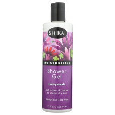 SHIKAI: Shower Gel Honeysuckle, 12 oz