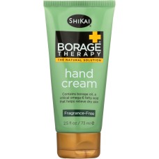 SHIKAI: Borage Therapy Hand Cream Unscented, 2.5 oz