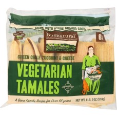 BUENATURAL: Vegetarian Tamales, 18 oz
