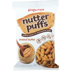 POPCHIPS: Nutter Puffs Peanut Butter, 4 oz