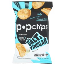 POPCHIPS: Chip Sea Salt & Vinegar, 5 oz