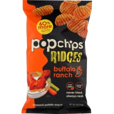 POPCHIPS: Chip Ridges Buffalo Ranch, 5 oz