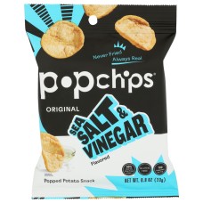 POPCHIPS: Chip Sea Salt, & Vinegar, .8 oz