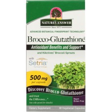 NATURES ANSWER: Brocco-Glutathione Capsules, 60 vc