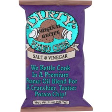 DIRTY POTATO CHIP: Chips Potato Salt Vinegar, 2 oz