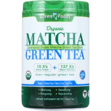 GREEN FOODS: Organic Matcha Green Tea, 11 oz