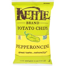 KETTLE BRAND: Potato Chips Pepperoncini, 5 Oz