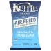 KETTLE FOODS: Sea Salt and Vinegar Air Fried Potato Chips, 4.25 oz